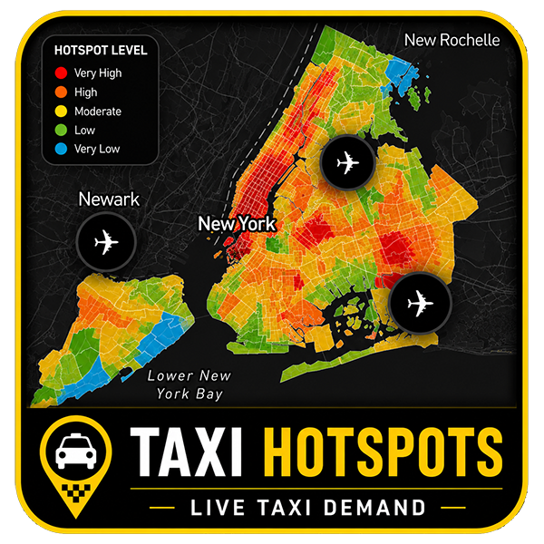 NYC Taxi Hotspots Live Taxi Demand Map