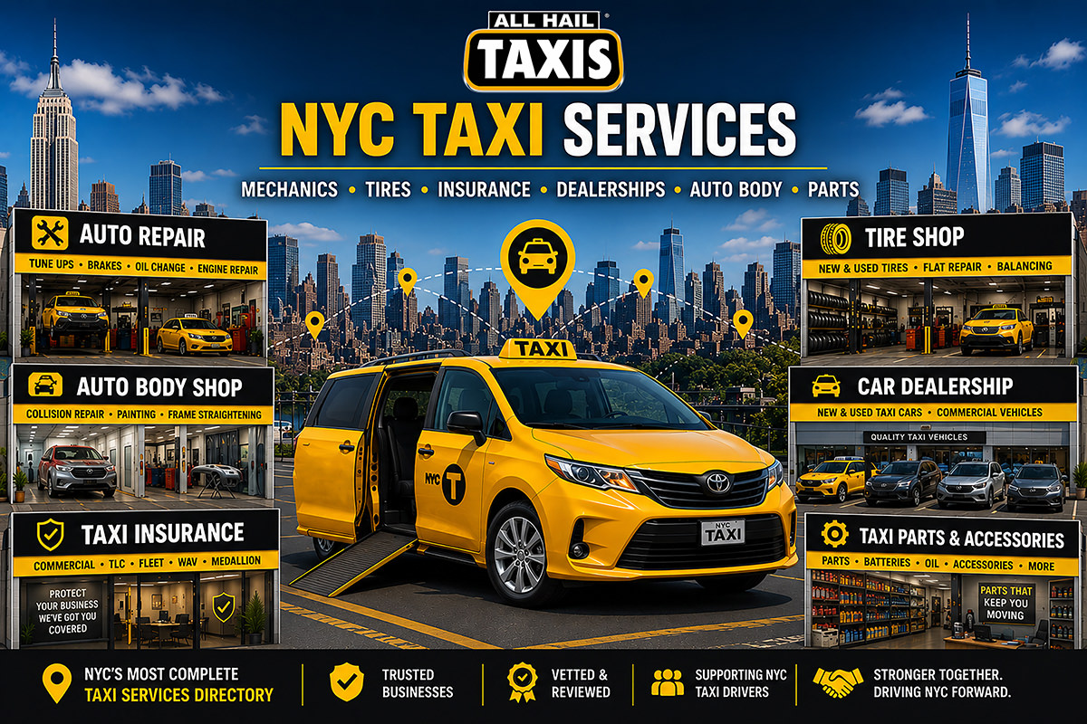 ALL HAIL TAXIS NYC Taxi Services Directory